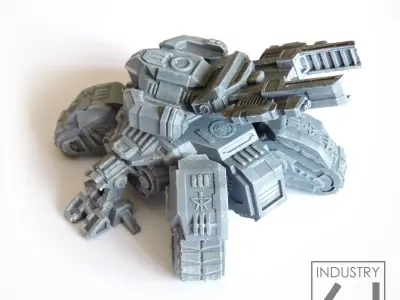 Siege Tank 3D print model