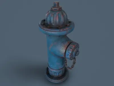 Hydrant Common Enviroment Assets Low-poly 3D model