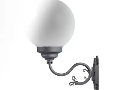 Classic Wall Exterior Lamp 3D Model 3D model