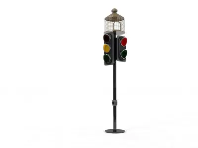 Traffic Light Cartoon Free 3D model