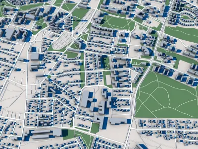Visby City Gotland Sweden 3D model