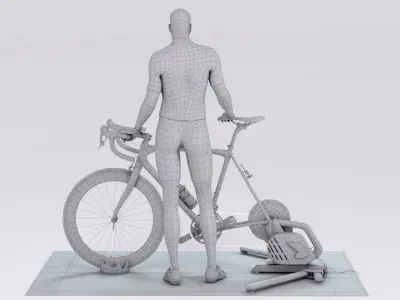  Indoor Bike Trainer Animated HQ Standard License 