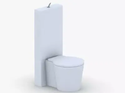 1541 - Toilet Low-poly 3D model