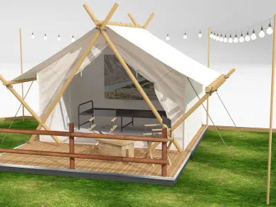 campaign tant 3D model