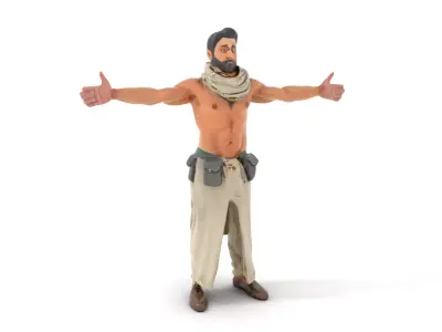 Desert Explorer model pack Low-poly 3D model