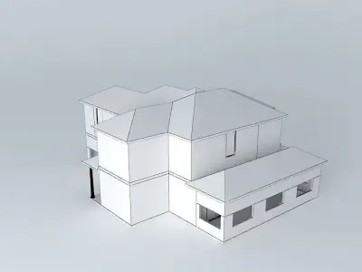 Brown Cottage Free 3D model