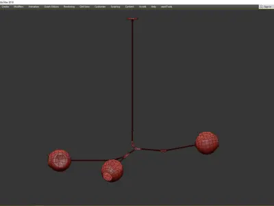 BRANCHING BUBBLES BB 03 14 Low-poly 3D model