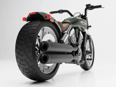 Indian Scout 3D Model Motorcycle 3D model