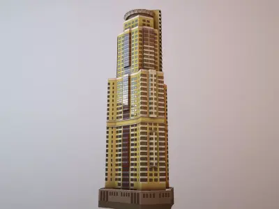 MSK Building 20 Low-poly 3D model