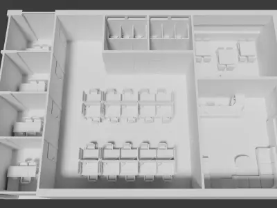 Office MEGA PACK Low-poly 3D model