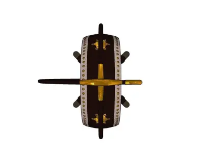 Chinese drum 3D model