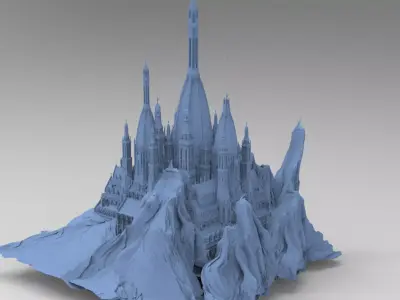 She Ra inspired Palace base  3D model