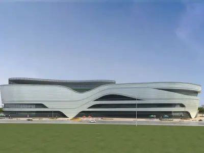 Modern Building 01 3D model
