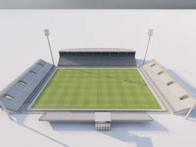 Football Stadium-American football 3D model