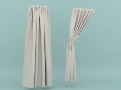 Curtain 3D model