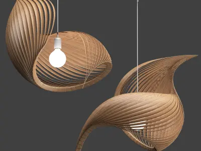 Wing Lamp 3D model