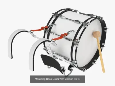 Marching equipment 3D Model Pack