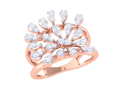  Women Ring MTL 3dm STL OBJ FBX Details 3D print model 91