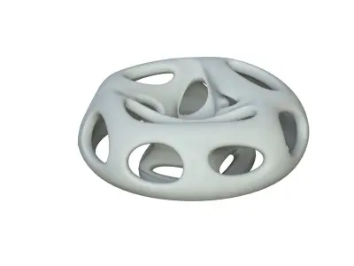 SciFi Cube Object No 65174 Low Poly Shape Low-poly 3D model
