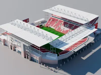 World cup 2026 stadiums in Canada 3D Model Pack