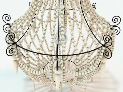 The Mud Chandelier 3D model