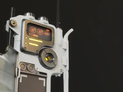 Portable Device Low-poly 3D model