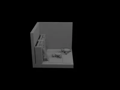 Library 3D model