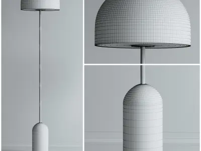 Bell Floor Light 3D model