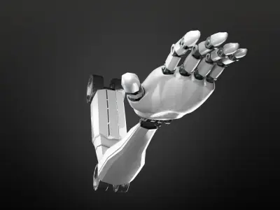 Robot hand 3D model