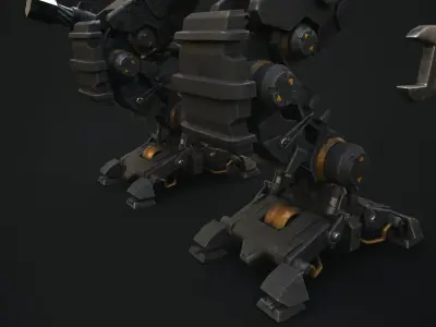 Mech support 3D model