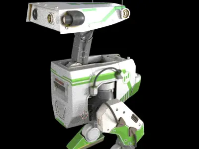New NVIDIA and Disney Robot 3D model