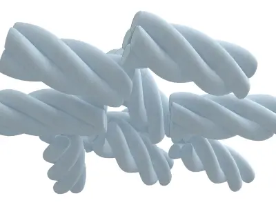 Marshmallows V2 007 Low-poly 3D model