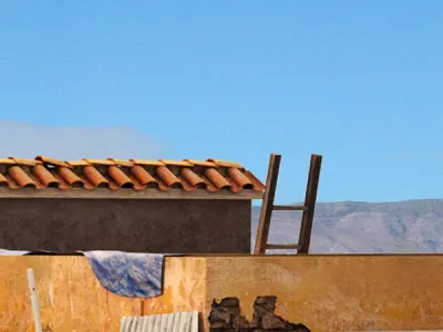 Favela Game Ready Environment Low-poly 3D model