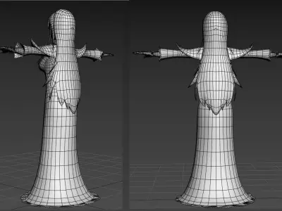 Echidna Re Zero VRChat 3D model