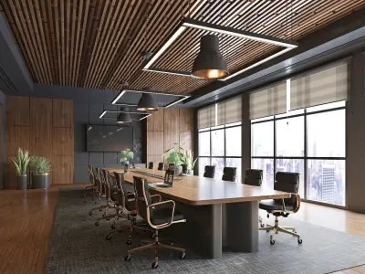  Conference Board Room Interior 