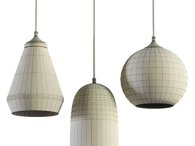 Pendant lamp Maytoni Bergen 3D model