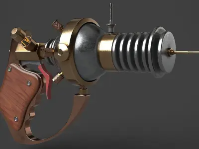 Fantasy Gun 09 3D model