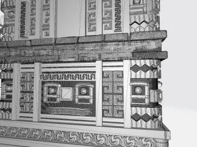 Grand build of Maya 3D print model