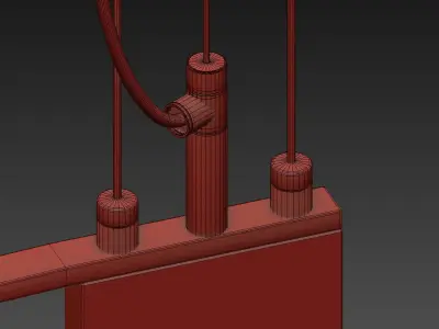 HANGING SAM Pendant Light 3D model