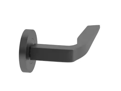 Zoo Hardware Rosso Maniglie Lyra Matt Black 3D model