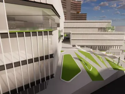 Modern City Block -A10 3D model