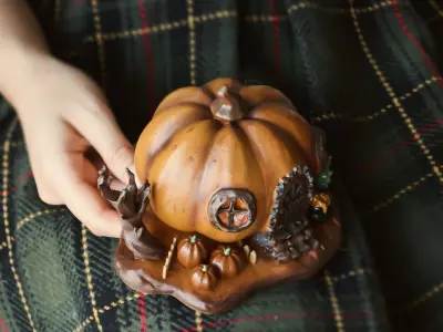 Pumpkin Cottage 3D print model