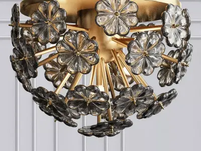 Lynn Flush Mount Light 3D model