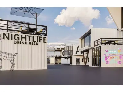 container building 3D model