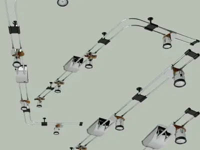 Ceiling Laps Pack for Arch Viz Low-poly 3D model