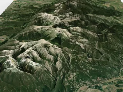 Big Snowy Wilderness Study Area 3D model