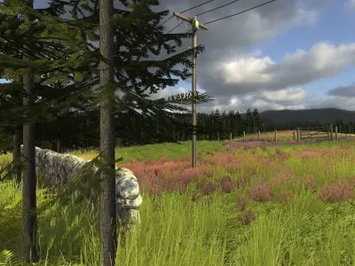 Rural Environment Pack Low-poly 3D model