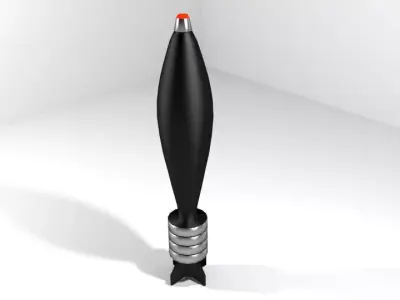 Mortar Ammunition - Type modern 3D model