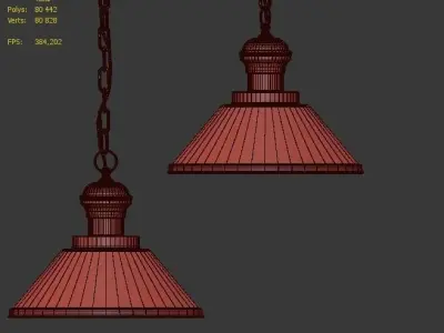 Hanging lamp Romatti Roma 3D model