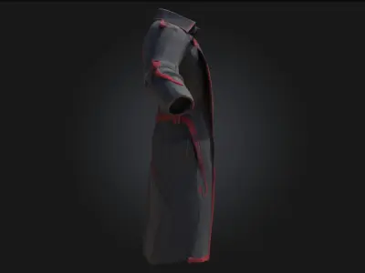 Futuristic Jacket Design Sci-Fi Outerwear Model for Cyberpunk 3D model